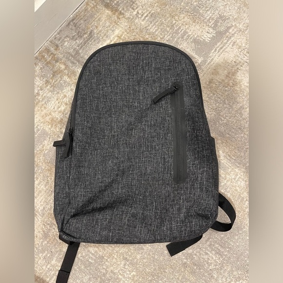 Everlane Modern Commuter Backpack Nylon Heather Grey Laptop Pocket Double Zipper - Picture 1 of 16